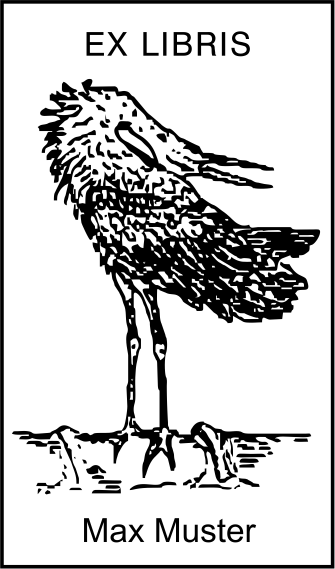 Holzstempel Exlibris Motiv 08 